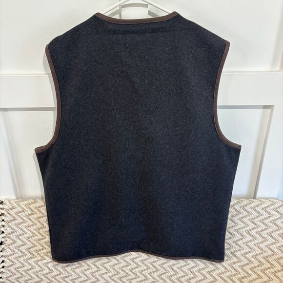 Madison Creek Full Zip Wool Vest With Pockets - Picture 6 of 6